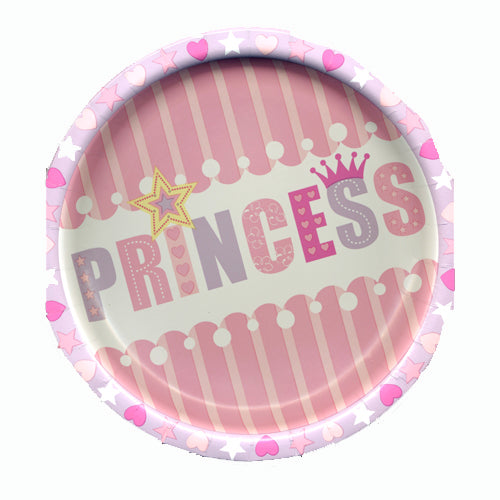 Princess 8.75" plates - No labels