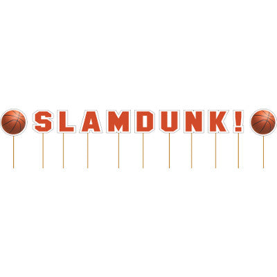 Slam Dunk Cupcake Picks