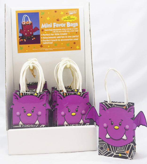 Mini Bat Favor Bags - 24pk