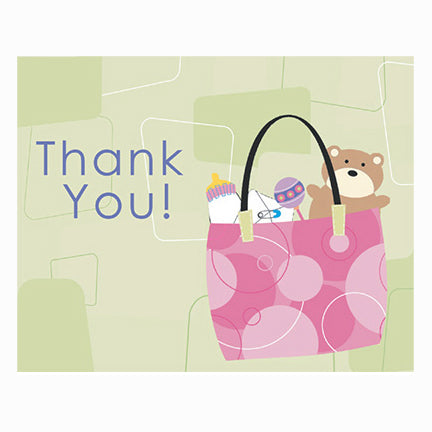 Mod Mom' Shower Thank You's
