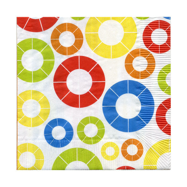 Summer Fun Dots Beverage Napkins-B626