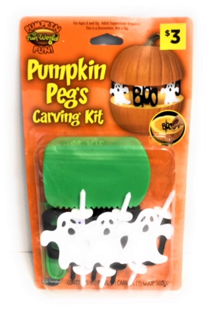 Pumpkin Pegs Carving Kit - 12pk