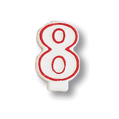 Red Border #8 Candle