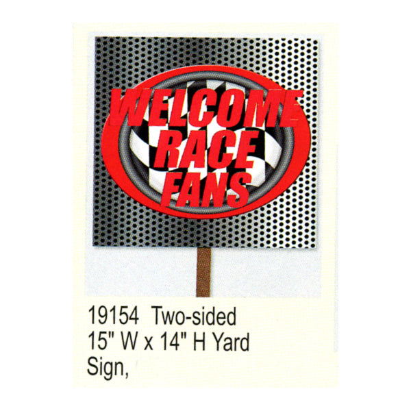 Race Day Yard Sign