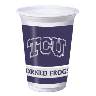 Texas Christian University 20oz Plastic Cups