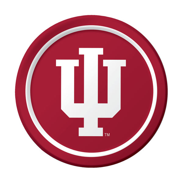 University of Indiana 8.75" Plates- No Labels