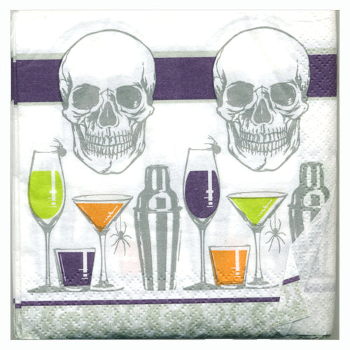Skull Bar Beverage Napkins