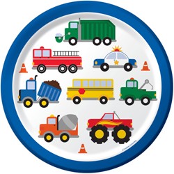 Traffic Jam 8.75" plates - No Labels