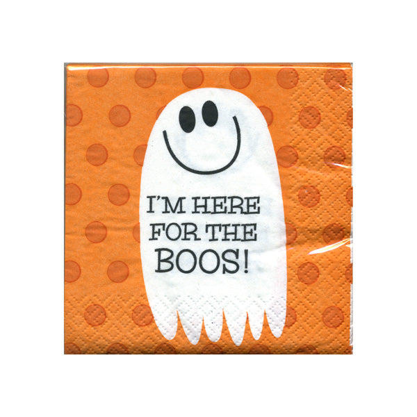 I'm Herer For The Boos Beverage Napkins