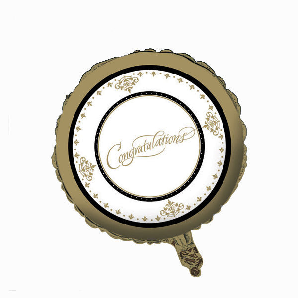 Stafford Gold, "Congratulations" Mylar Balloon