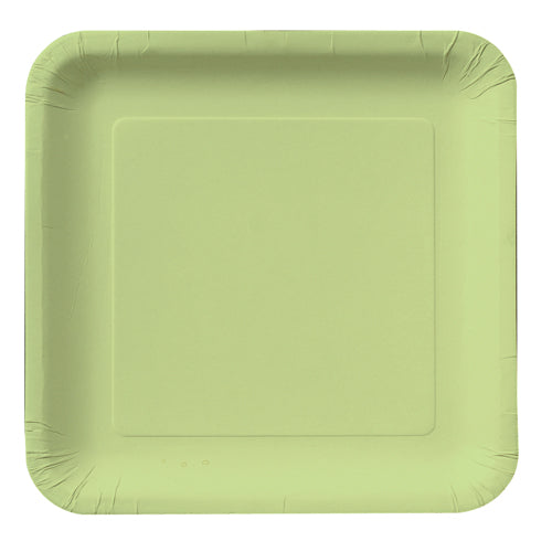 Pistachio 9 inch Square Plates-20