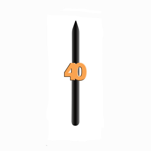 Spiral Candle 40th 2.5" Tall