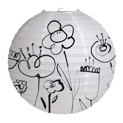 Mod Blooms 12" Paper Lantern