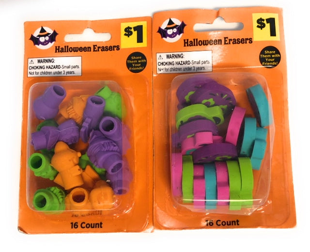 Halloween Erasers