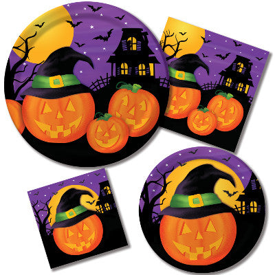 Pumpkin Haunts Beverage Napkins