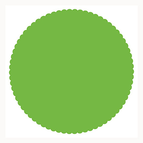 Fresh Lime 14" Round Paper Placemats