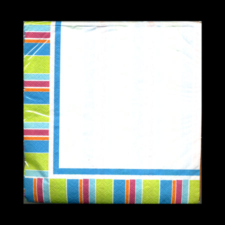 Shopko Stripes High Count Luncheon Napkins-B623