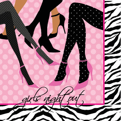 Sassy & Sweet "Girls Night Out" Beverage Napkins
