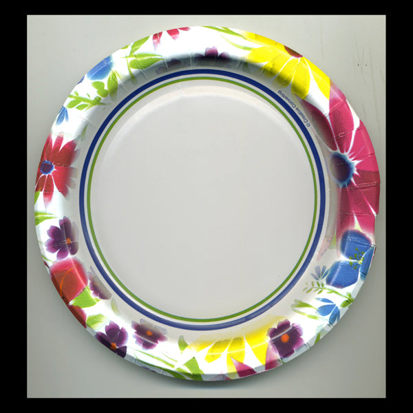 Spring Flowers 6.75" Plates- No Labels