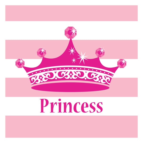 Pink Princess Royalty Luncheon Napkin-B721