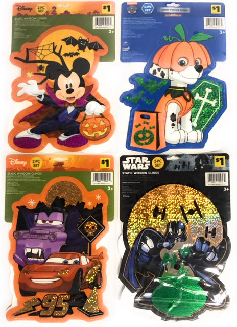 Licensed Static Window Clings