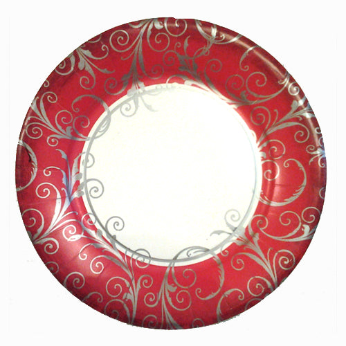 Silver Rouge 10.25" Plates-No Labels