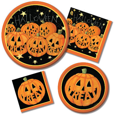 Pumpkin Smiles 8.75" Plates