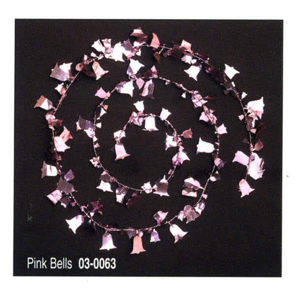 Pink Bell Wire Garland