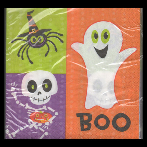 Ghost-Spiders-Skull Luncheon Napkins