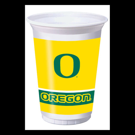 University of Oregon Plastic Cups 20oz