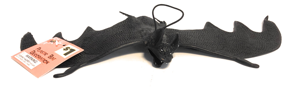 Plastic Hanging Bat Decoration - 24pk