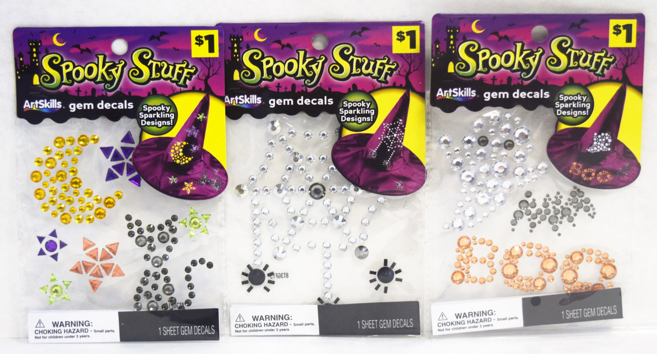 Gem Decal Assortment - 24pk