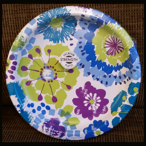 Peacock Floral 10 inch Plates