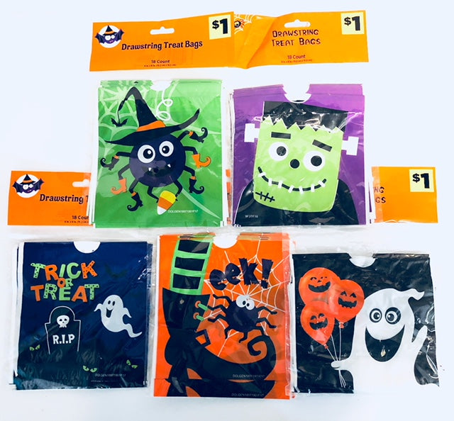 Drawstring Treat Bags <span style="color:#e32619;">(24 packages per case)</span>