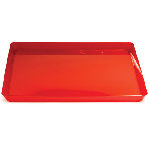 Red 11.5" Square Tray-DS