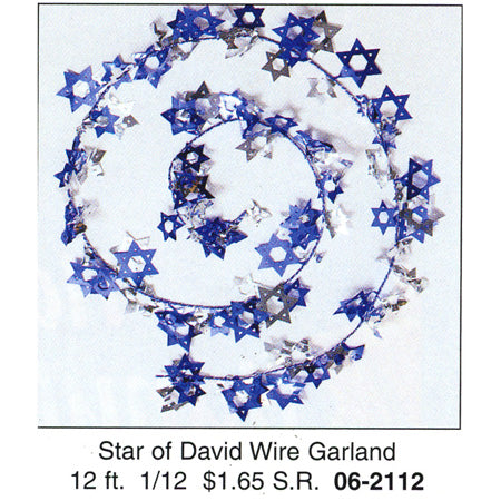 Star of David Wire Garland