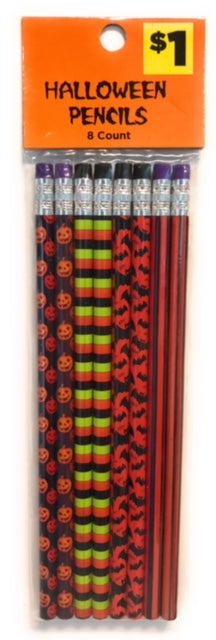 Halloween Pencils <span style="color:#e32619;">(24 packages per case)</span>