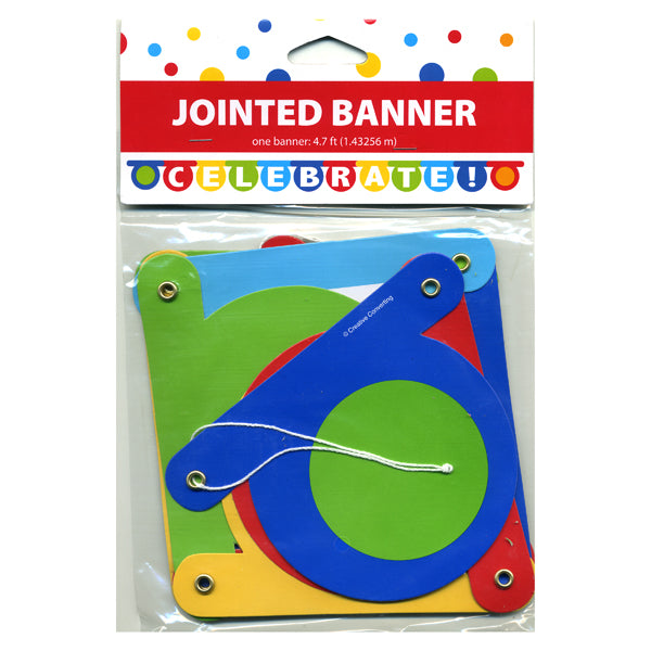 Celebration Bubbles Jointed Banner