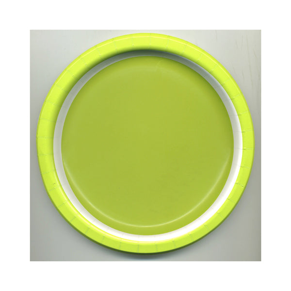 Pistachio Circle 6.75" Plates- No labels