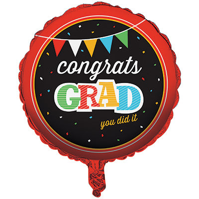 Graduation Head of Class Mylar Balloon