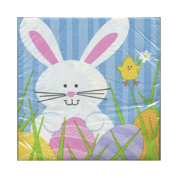Bunny and Flower Chick Lunch Napkins