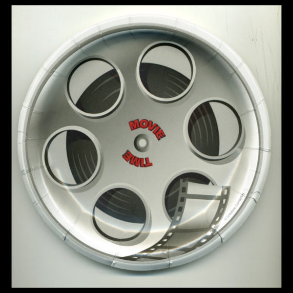 Movie Time 6.75" Plates- No Labels