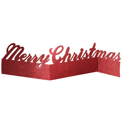 Merry Christmas Accordian Centerpiece