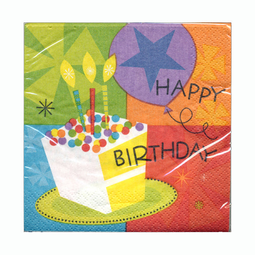Confetti Cake Beverage Napkins-B716