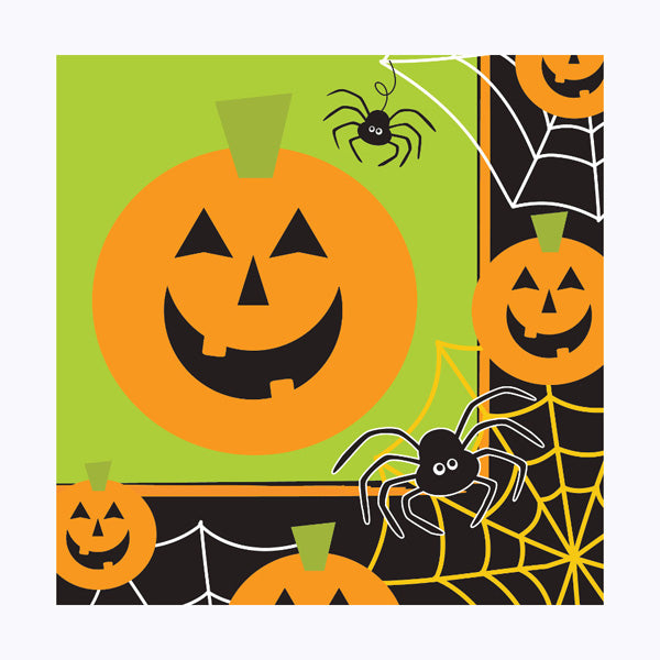 Halloween Webs Beverage Napkins