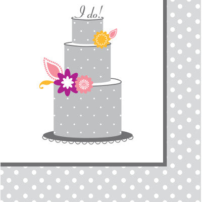 I Do Cake Luncheon Napkins