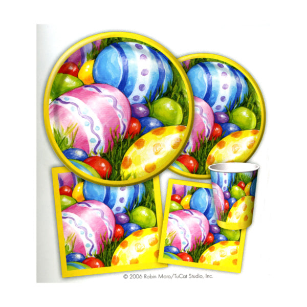 Watercolor Eggs 7oz. Paper Cups