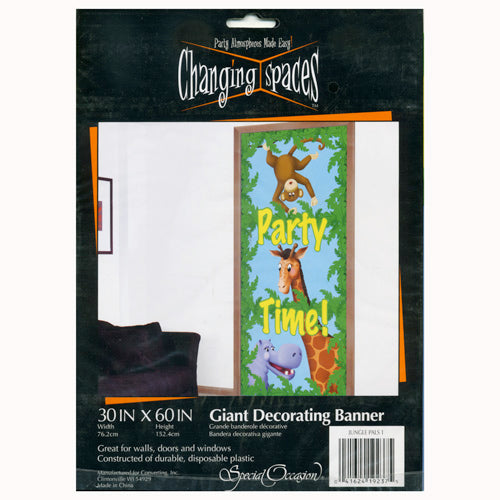 Jungle Pals Giant Decorating Banner