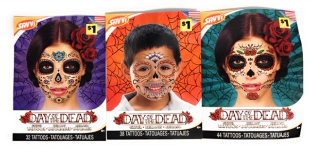 Day of the Dead Face Tatoos