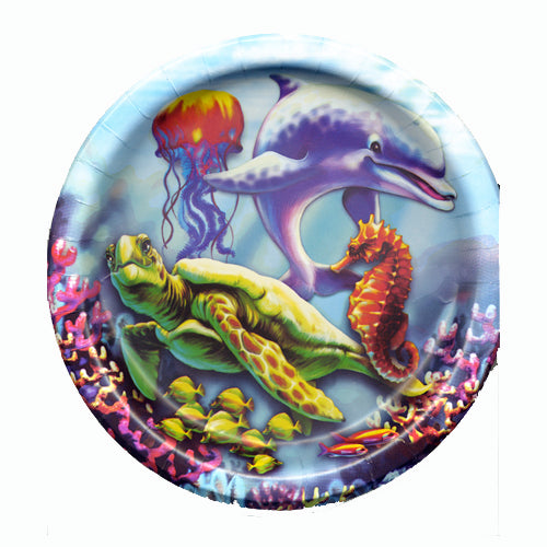 Sea Life 8.75 inch Plates- No Labels